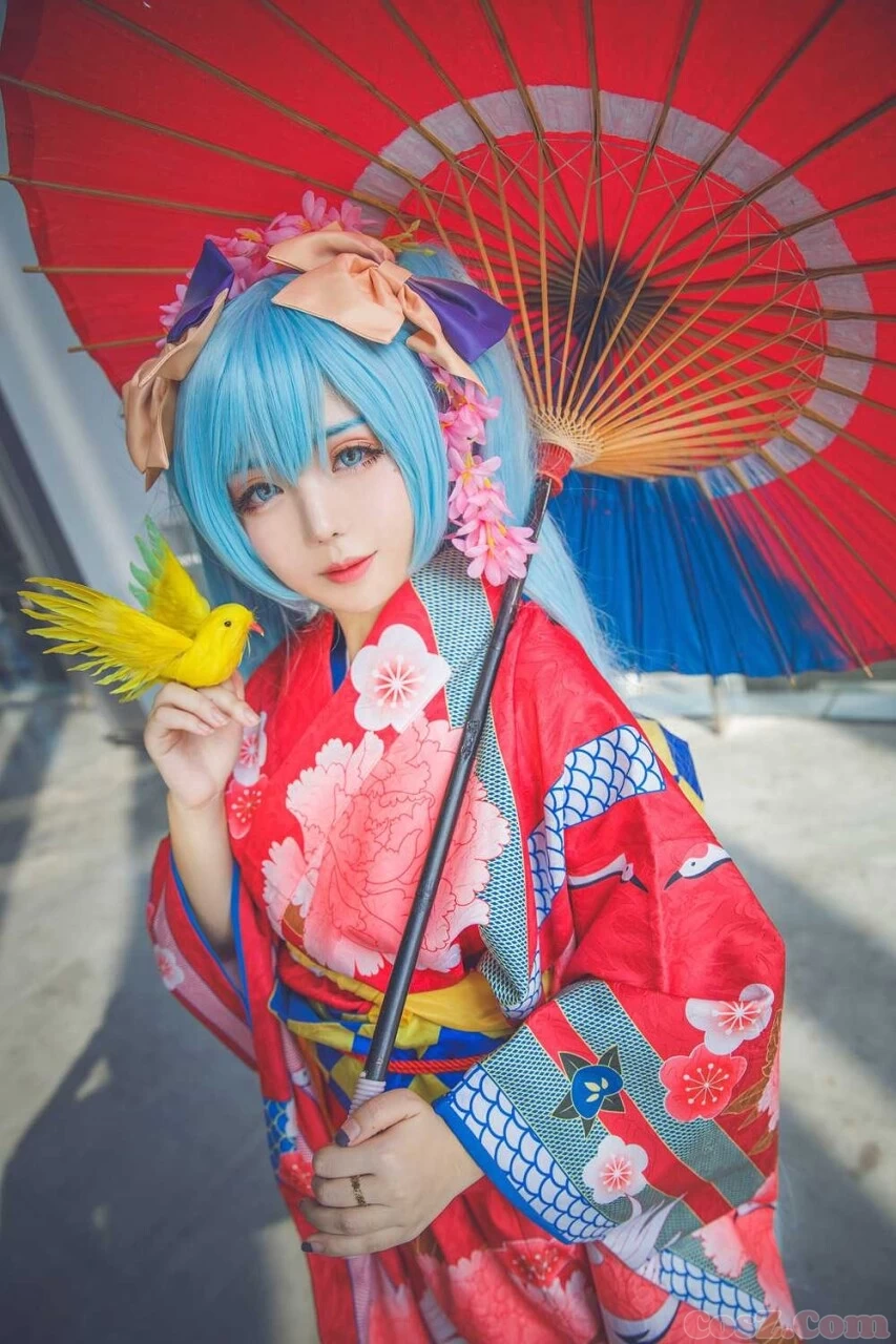 初音miku和服木屐很隔脚！