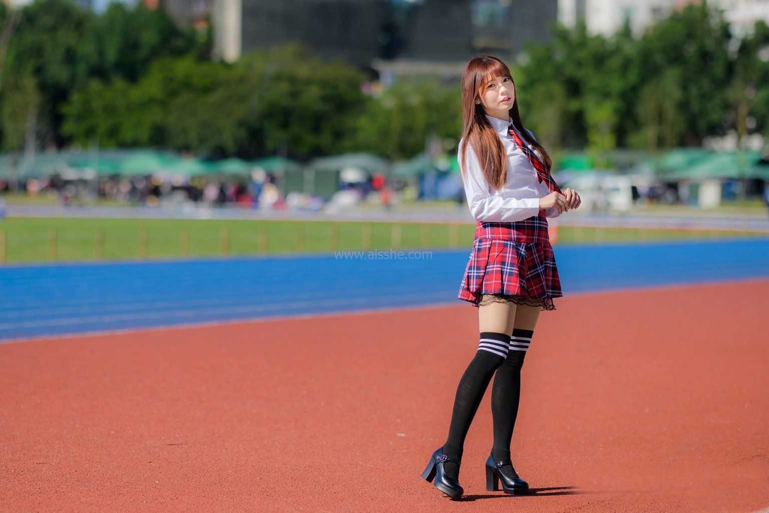 精选模拍作品 NO.222 學生制服高跟 001