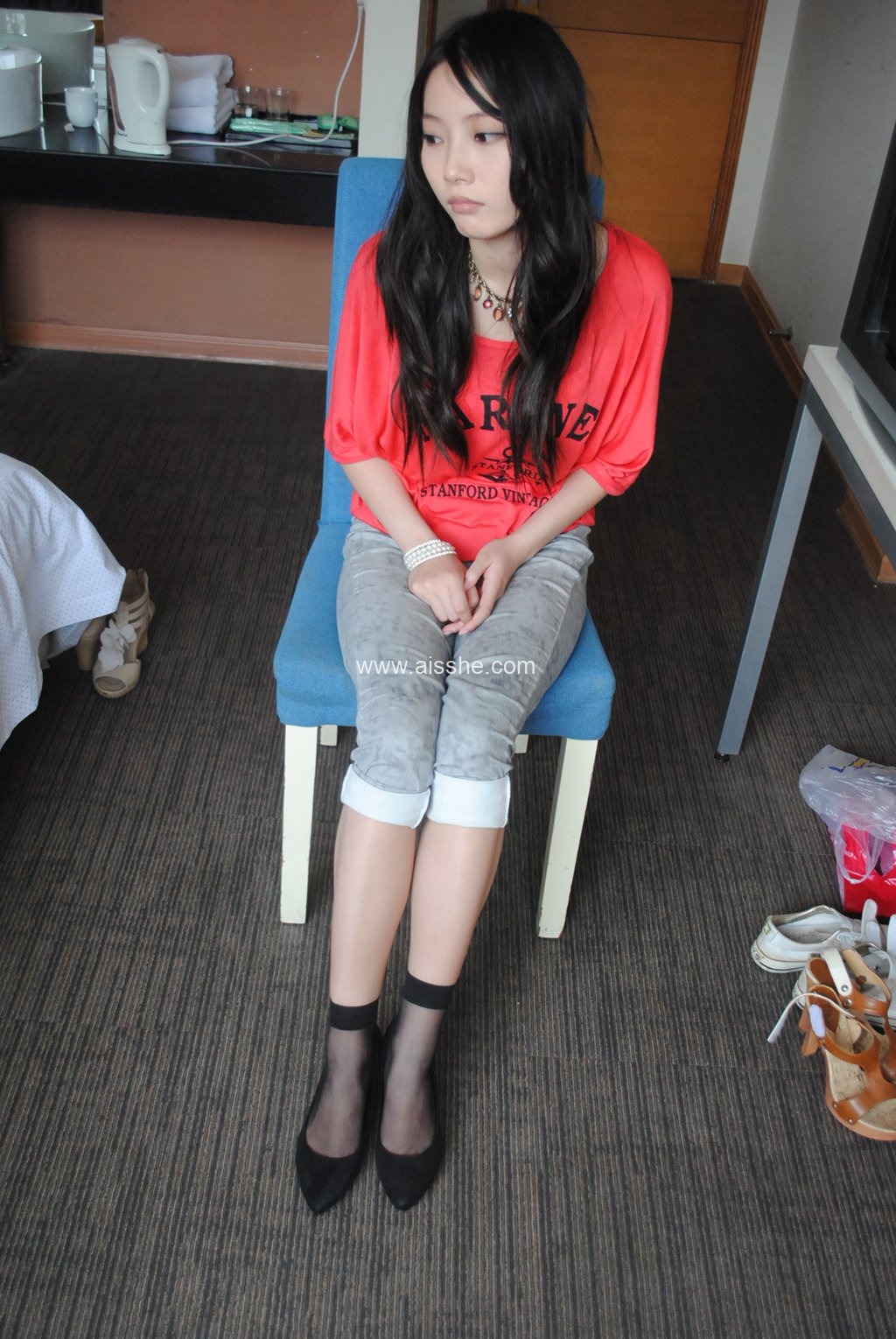 自由摄影 No.490 朱朱 穿丝 脱丝