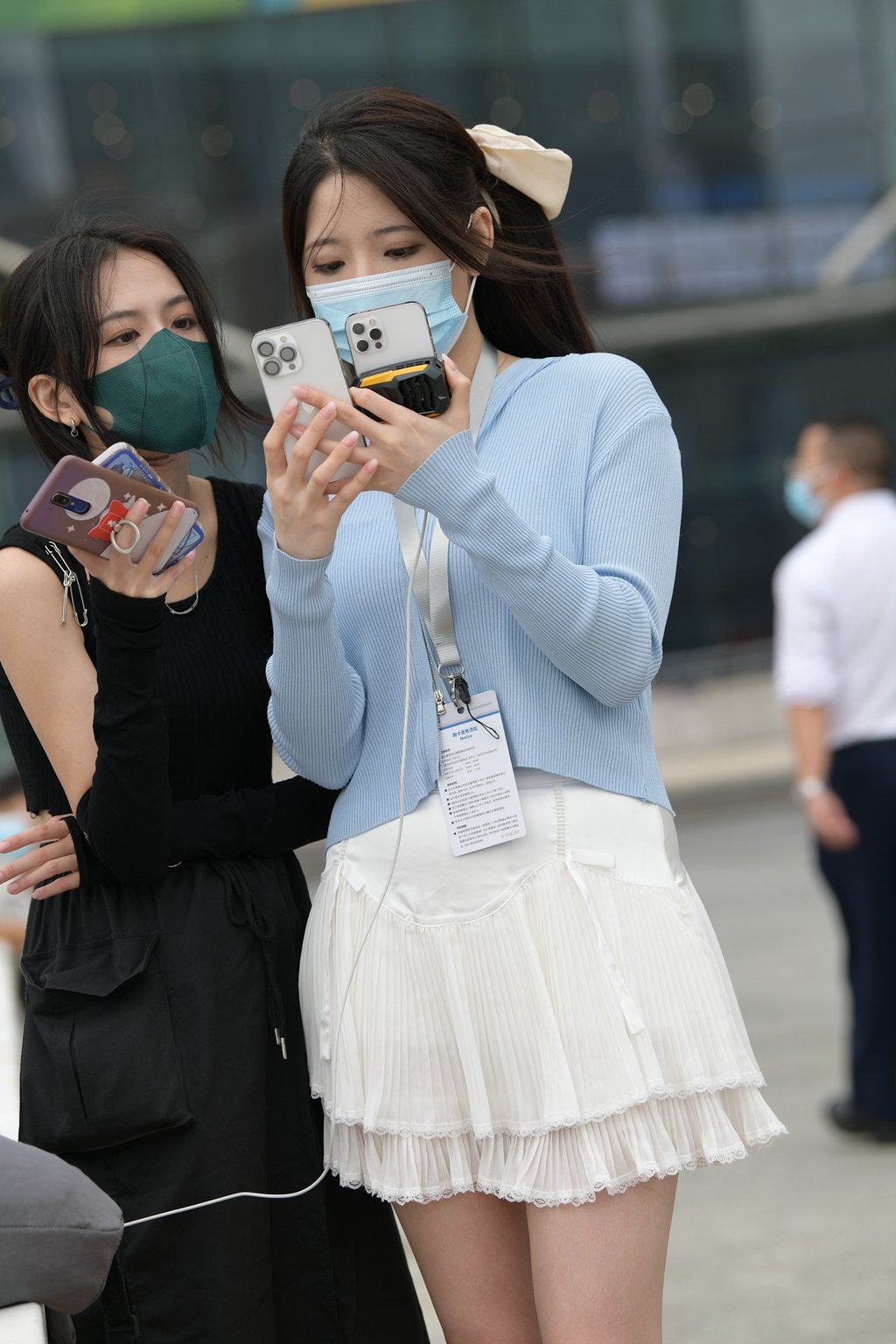 精选街拍作品 NO.2520 清甜白裙美女