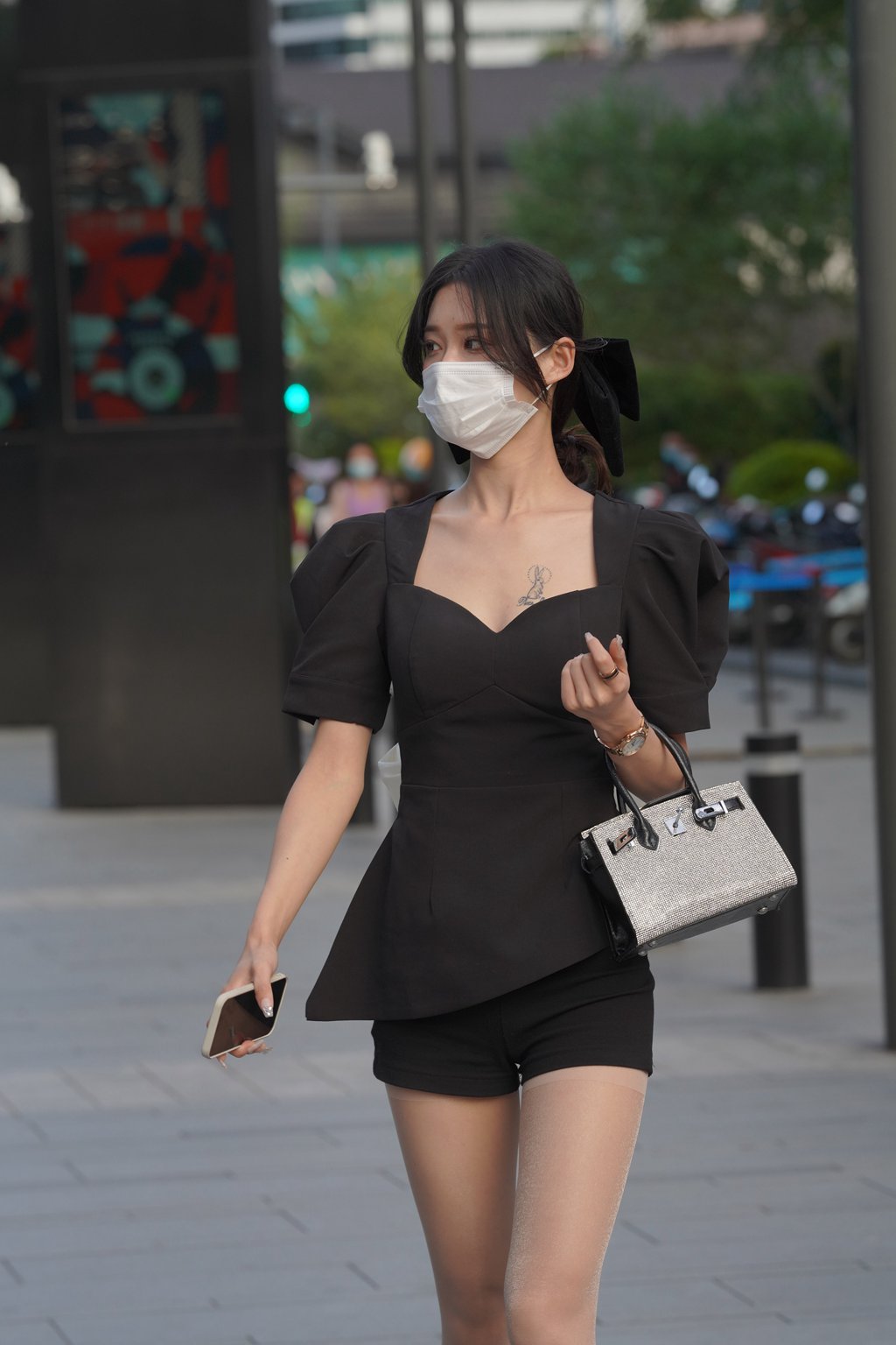 精选街拍作品 NO.2444 职业装长腿小姐姐1