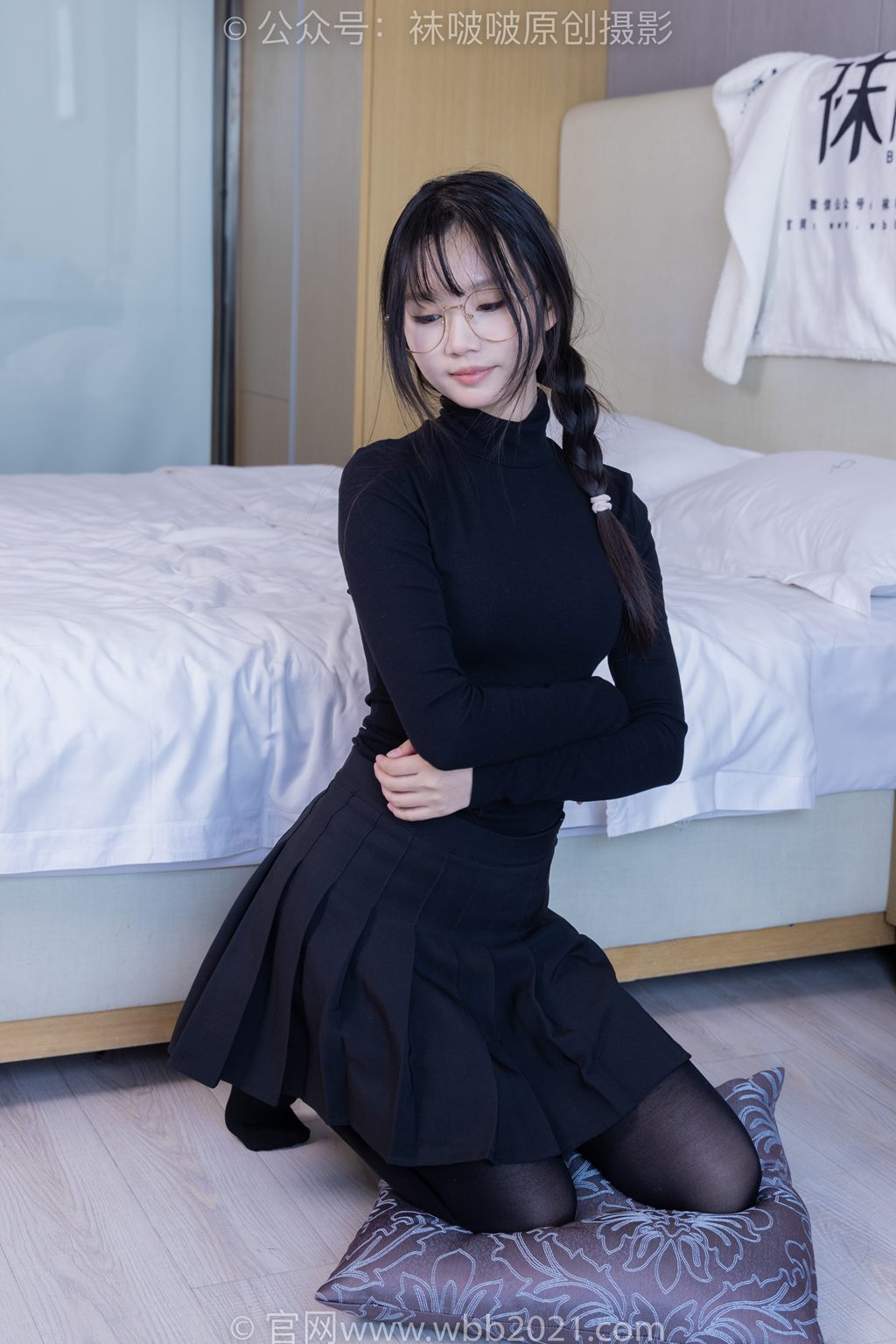 [BoBoSocks袜啵啵] NO.523 甜甜圈-皮鞋、厚嘿丝（花絮版）