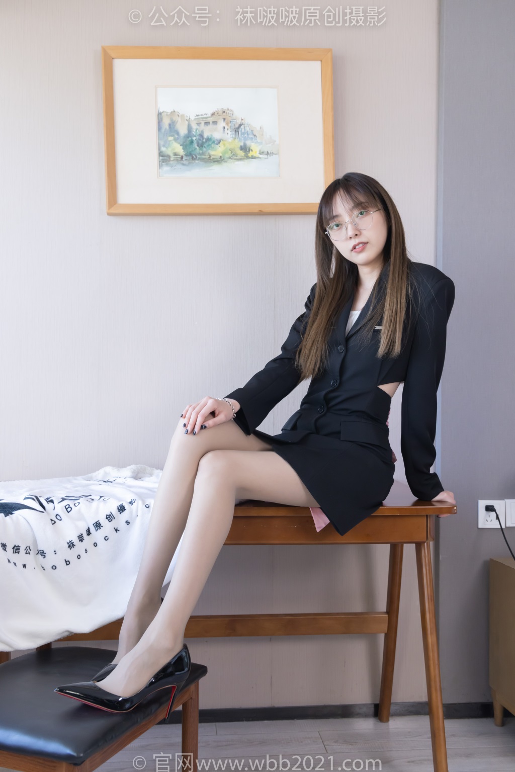 [BoBoSocks袜啵啵] NO.506 稚予-高跟鞋、高跟凉鞋、薄灰丝（脚尖加固款）