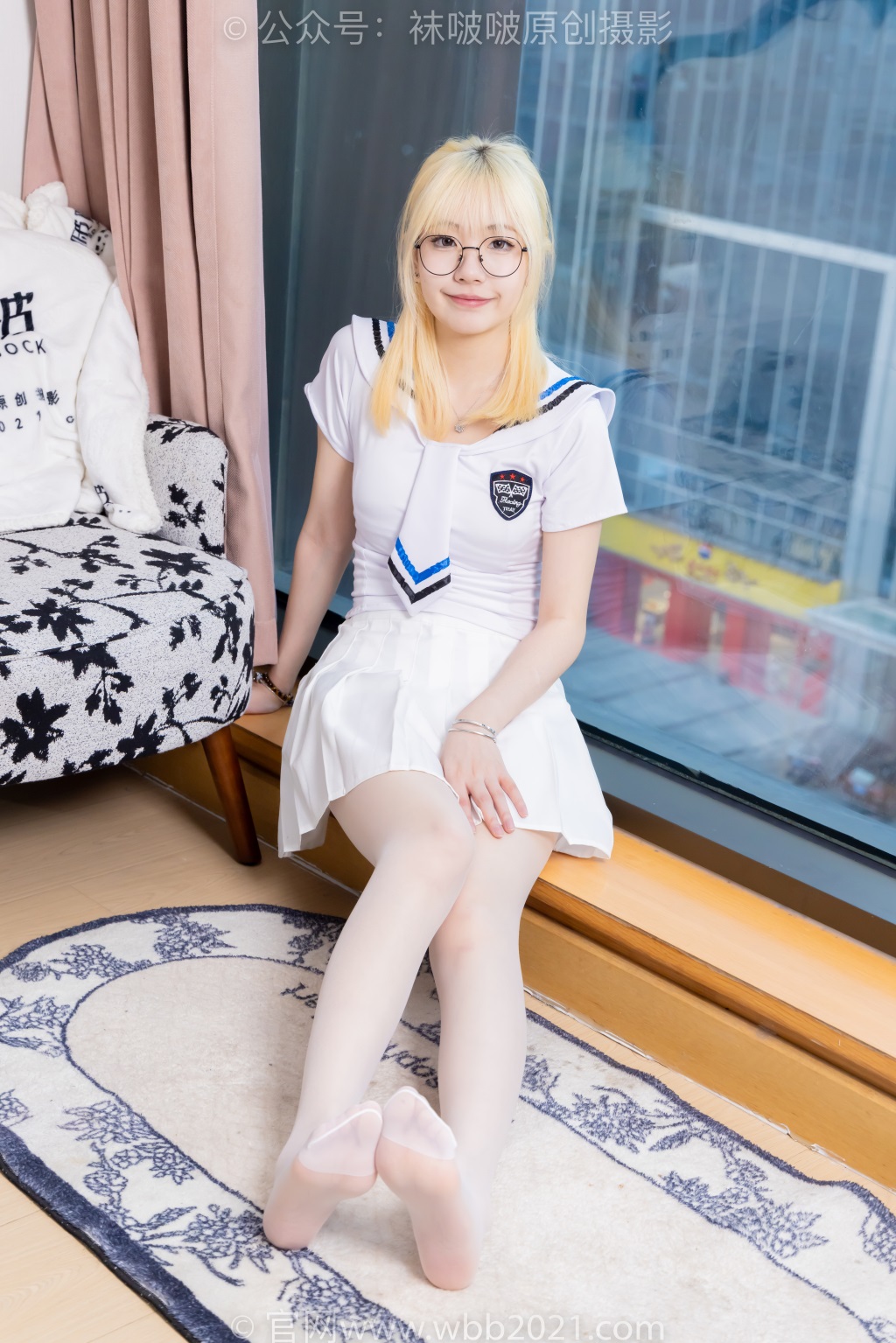 [BoBoSocks袜啵啵] NO.495 小甜豆-高跟长靴、白棉袜、薄白丝（脚尖加固款）（花絮版）